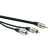 Schwaiger TFS2215HQ 533 audio kabel 1,5 m 3.5mm Zwart