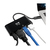 Tripp Lite U444-06N-H4GUBC USB-C Multiport Adapter – 4K HDMI, USB 3.x (5 Gbps) Nabenanschluss, GbE, 60 W PD-Aufladung, HDCP, Schwarz