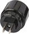 Brennenstuhl 1508450 adapter wtyczek zasilających Typ C (wtyczka eur) Typ A Czarny