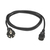Eaton P054-02M-EU kabel zasilające Czarny 2 m CEE7/7 IEC C13