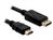 DeLOCK Cable Displayport > HDMI m/m 2m Fekete