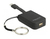DeLOCK 63939 video átalakító kábel 0,03 M USB C-típus mini DisplayPort Fekete