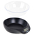 Mesko Home MS 3164 escabeaux de cuisine Noir Comptoir Rond Balance de ménage électronique