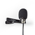 Nedis MICCJ105BK microfoon Zwart, Chroom Microfoon met bevestigingsclip