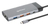 Manhattan 130714 laptop dock & poortreplicator Bedraad USB 3.2 Gen 2 (3.1 Gen 2) Type-C Grijs