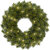 Couronne de sapin avec diodes LED