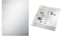 LEITZ Pochette perforée, A4, PP, transparent, 0,08 mm (80477002)