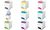 LEITZ Pot à crayons Sound WOW Duo Colour, menthe (80536351)
