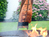 Rustikale Feuerschale aus Gusseisen, schwarz, Ø 75cm, Höhe 37cm