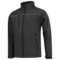 Tricorp Softshell Jack Donkergrijs Maat XXS