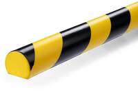 Durable Surface Protection Profile - S32R - 1 Metre - Yellow/Black - Pack of 5