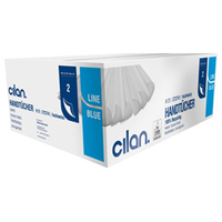 Cilan BlueLine Tissue Falthandtücher H21 (20 x 150 Tücher) Umweltfreundliches Falthandtuchpapier aus 100% Recycling 20 x 150 Tücher