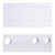 Relaxdays Flipchart Papier, Moderationspapier Rolle, Block à 50 Blatt, 60 g/m², 6-fache Lochung, 57,5 x 81 cm, weiß