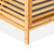 Relaxdays Badregal mit Wäschekorb, 2 Ablagen, HxBxT: 96 x 44 x 33 cm, kippbarer Wäschesammler, Bambus, Stoff, natur/grau