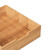 Relaxdays Schreibtisch Organizer, 3 Schubladen, Ablage Büroutensilien, HBT: 33 x 30 x 31 cm, Bambus Schubladenbox, natur