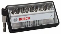 Bosch 2607002567 Schrauberbit-Set Robust Line L Extra-Hart, 18+1-teilig, 25mm, P