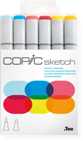 COPIC Marker Sketch 21075661 Set Perfect Primaries,6 Stück