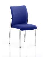 Academy Bespoke Colour Fabric Back With Bespoke Colour Seat Without Arms Stevia Blue