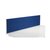 Jemini Blue 1800mm Straight Desk Screen (Dimensions: 1800mm x 28mm x 400mm) KF78982