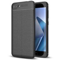NALIA Leather Look Case compatible with ASUS ZenFone 4 Max 5,2", Ultra-Thin Silicone Protective Phone Cover Rubber-Case Gel Skin Shockproof Slim Back Bumper Protector Smartphone...