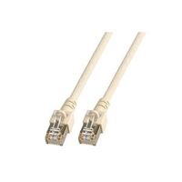 RJ45 Patchkabel SF/UTP,Cat.5e 0.5m grau, umspritzt