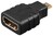 HDMI+-Adapter, HDMI+ A-Buchse > HDMI+ D(Micro)-Stecker