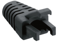 Knickschutztülle, Kabel-Ø 6 mm, L 25 mm, PVC, schwarz