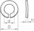 Federring, M6, H 2.1 mm, Innen-Ø 6.3 mm, Außen-Ø 11.8 mm, Stahl, DIN 128 A, 3405