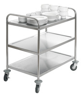 Servierwagen Standard 3B 3 Borde; 85x54x93 cm (BxTxH); silber