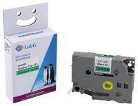 G&G Feliratozó szalag Szalagszín: Zöld Szövegszín: Fekete 12 mm 8 m