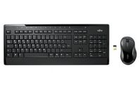 WIRELESS KB MOUSE SET LX901 FR LX901, Standard, Wireless, RF Wireless, AZERTY, Black, Mouse included Tastaturen