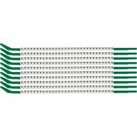Clip Sleeve Wire Markers SCN-09-Y, Black, White, Nylon, 300 pc(s) Marcatori per cavi