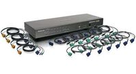 16-Port USB PS/2 KVM Switch With cables KVM-Switches