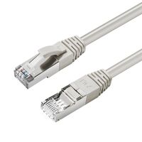 S/FTP CAT6 1m Grey LSZH, PiMF (Pairs in metal foil),