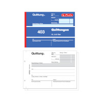 Quittungsblock 403, A6 quer, 2x50 Blatt