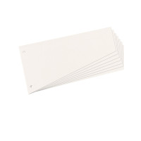 Trennstreifen Trapez weiß 100er, Kraftkarton, 190 g/qm