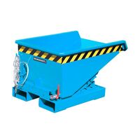 Mini tilting skip for chippings