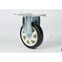 Fixed castor for mesh trolley HG-313