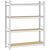 Wide span shelf unit, with moulded chipboard, height 2500 mm
