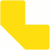 Fußbodensymbol 'L' 10x10cm gelb