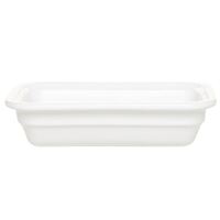 Emile Henry Ceramic Gastronorm Dish 1/4 GN White 160(W) x 260(L) x 65(D)mm