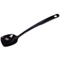 Dalebrook Long Serving Spoon in Black with Hooked Handle Made of Melamine 255mm