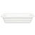 Emile Henry Ceramic Gastronorm Dish 1/4 GN White 160(W) x 260(L) x 65(D)mm