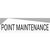 Bandeau design "POINT MAINTENANCE" l 600 x H 170 m