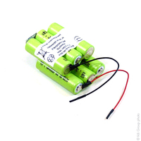 Batterie(s) Batterie Nimh 6x AA 6S1P ST1 7.2V 2.5Ah F100
