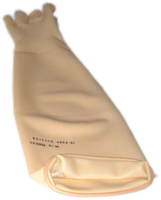 Glovebox-Handschuhe Natur Latex linke/rechte Hand für Öffnungsdurchmesser 205 mm Größe M