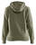 Damen Kapuzensweater 3560 3D herbstgrün - Rückseite