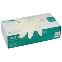 Draper 30929 White Latex Gloves - Size Medium (Box of 100)