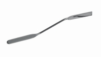 Spatule double en acier inox 18/10 courbe Largeur spatule 9 mm