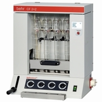 Extracción semi-automática de fibra en crudo behrotest® CF 2+2 y CF 6 Tipo CF2+2